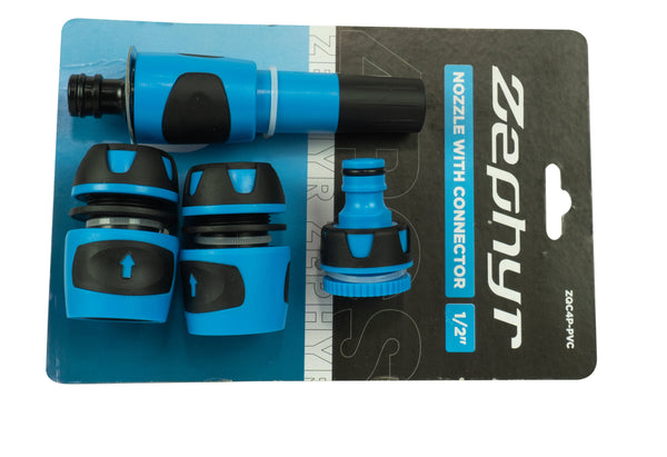 zephyr Quick connect compelete 4 - Piece Kit for 13mm PVC Hose