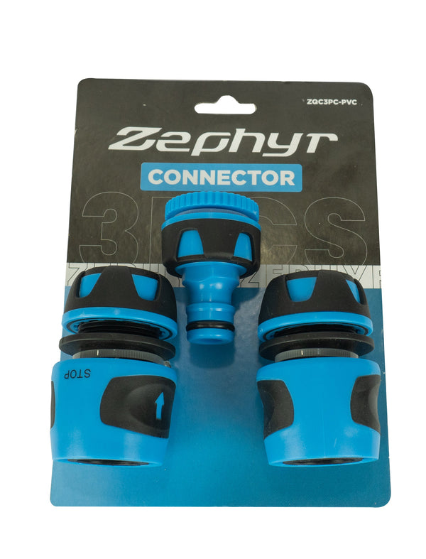 zephyr Quick connect complete 3 - Piece Kit for 13mm PVC Hose