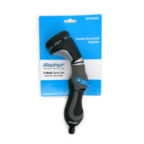 Zephyr 2nd Gen 8-Mode Water Spray Gun – ErgoFlow Design for Garden and Washing