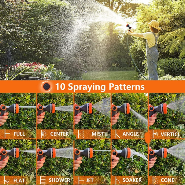 Zephyr Water Spray Gun – 10 Spray Patterns, One-Handed Operation, Leak-Proof Design for Gardening, Car Washing & Home Cleaning