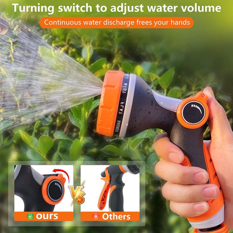 Zephyr Water Spray Gun – 10 Spray Patterns, One-Handed Operation, Leak-Proof Design for Gardening, Car Washing & Home Cleaning