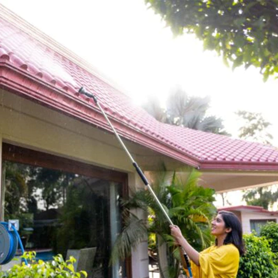 Zephyr 8-Pattern Heavy-Duty Telescopic Watering Wand – Perfect for Reaching Hanging Plants
