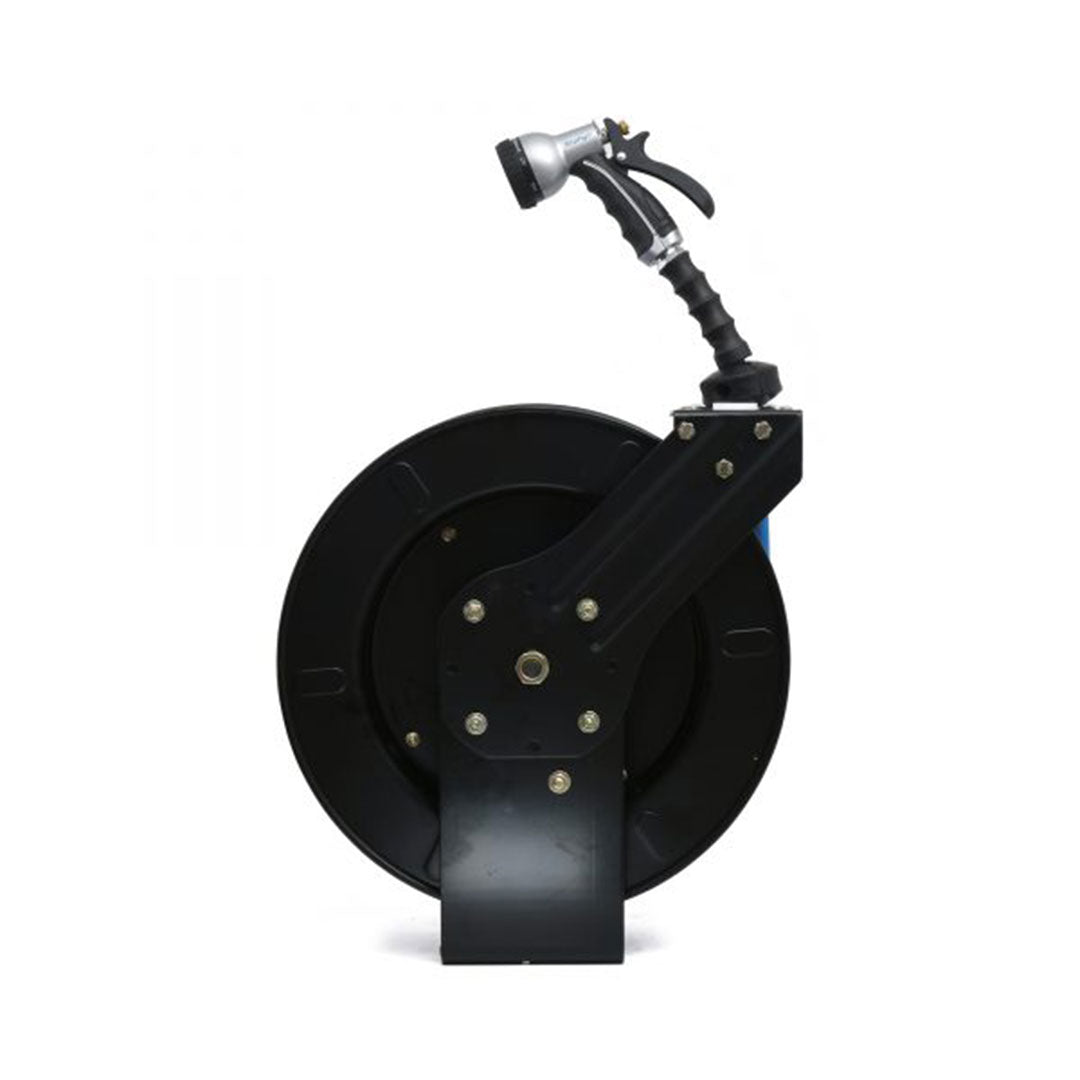 Zephyr Auto-Retractable Garden Hose Reel with Spray Gun 1/2" (13mm), Entry Model – Perfect for Gardening and Car Washing