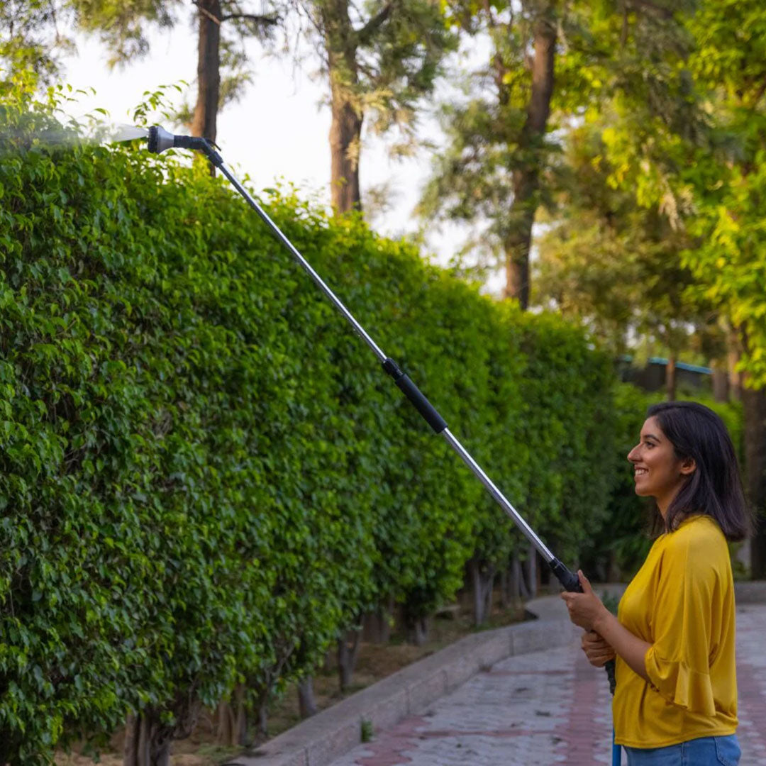 Zephyr 8-Pattern Heavy-Duty Telescopic Watering Wand – Perfect for Reaching Hanging Plants