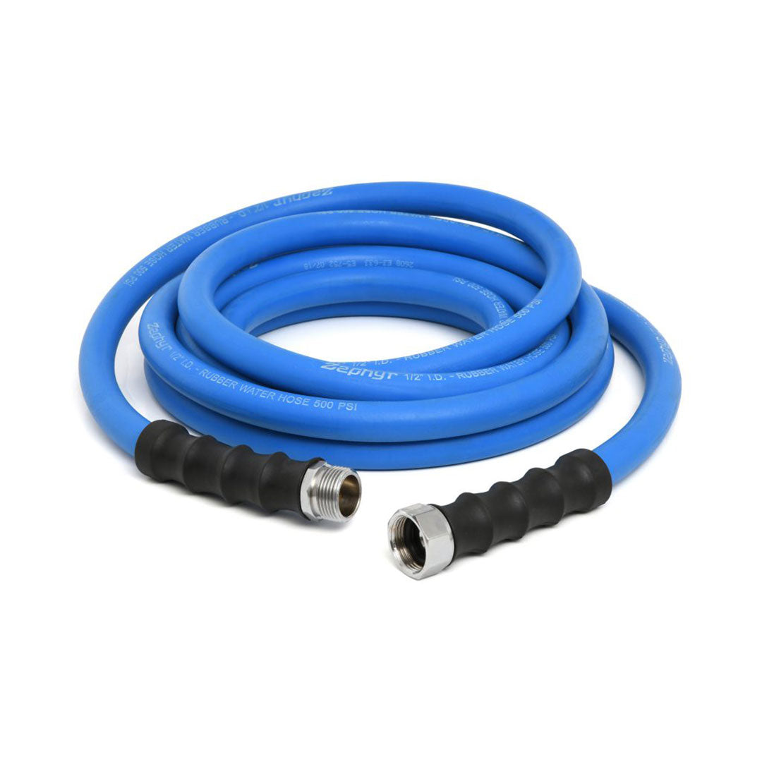 Combo of Zephyr Next-Gen Rubber Water Hose 1/2" (13MM) with All Kits – Perfect for Complete Setup