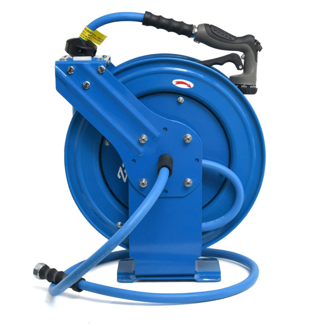 Zephyr 13MM Dual-Arm Auto-Retractable Water Hose Reel – Ideal for Gardening and Commercial Cleaning