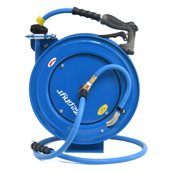 Zephyr 13MM Heavy-Duty Auto-Retractable Water Hose Reel – Built for Tough Cleaning , Car Washing and Gardening Tasks