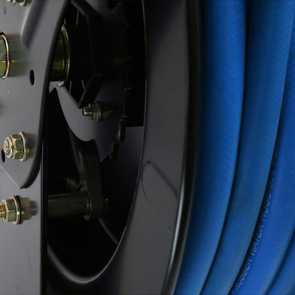 Zephyr Auto-Retractable Garden Hose Reel with Spray Gun 1/2" (13mm), Entry Model – Perfect for Gardening and Car Washing