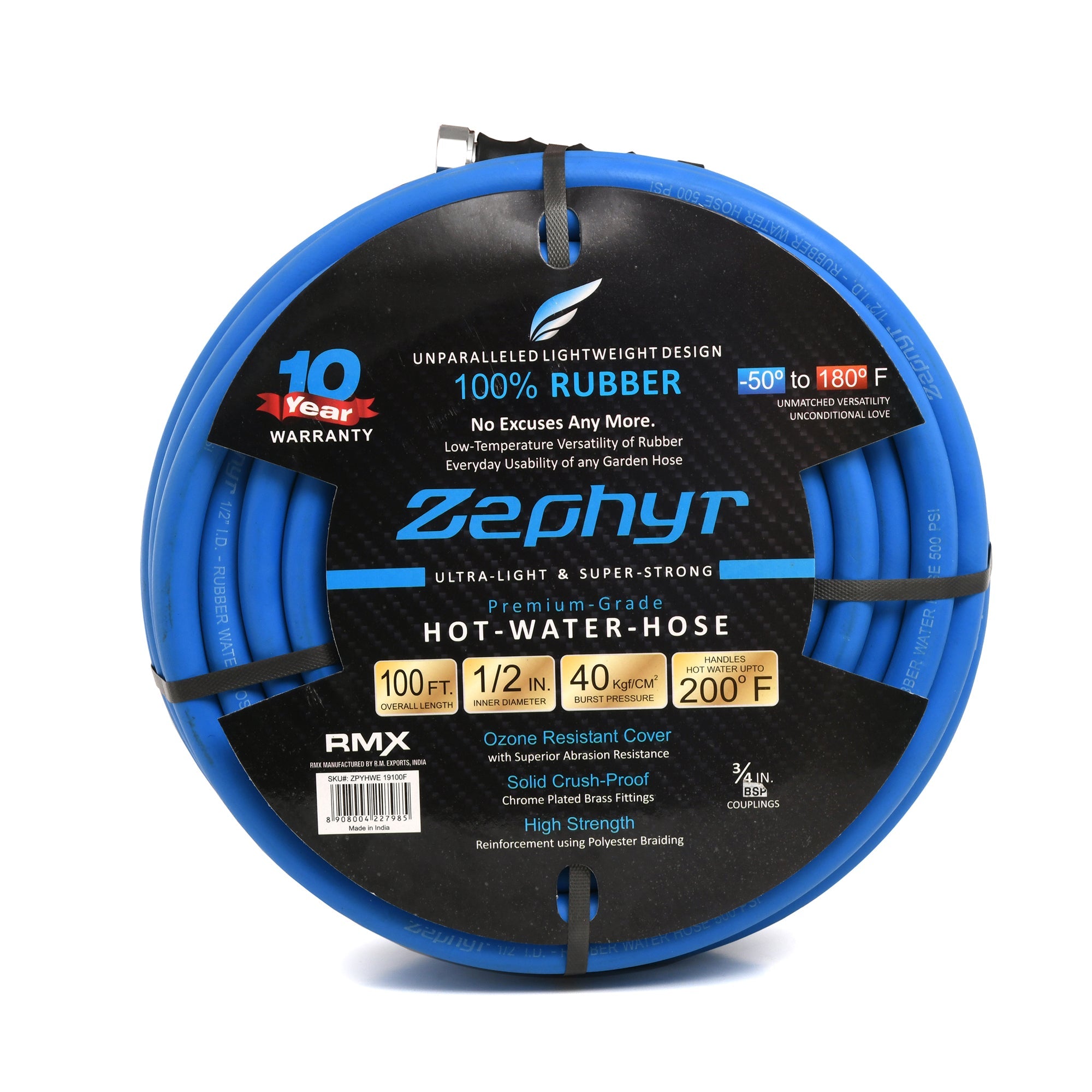 Zephyr Next-Gen Garden Hose (3/4" x 100ft) – Flexible, Durable, and Easy to Handle