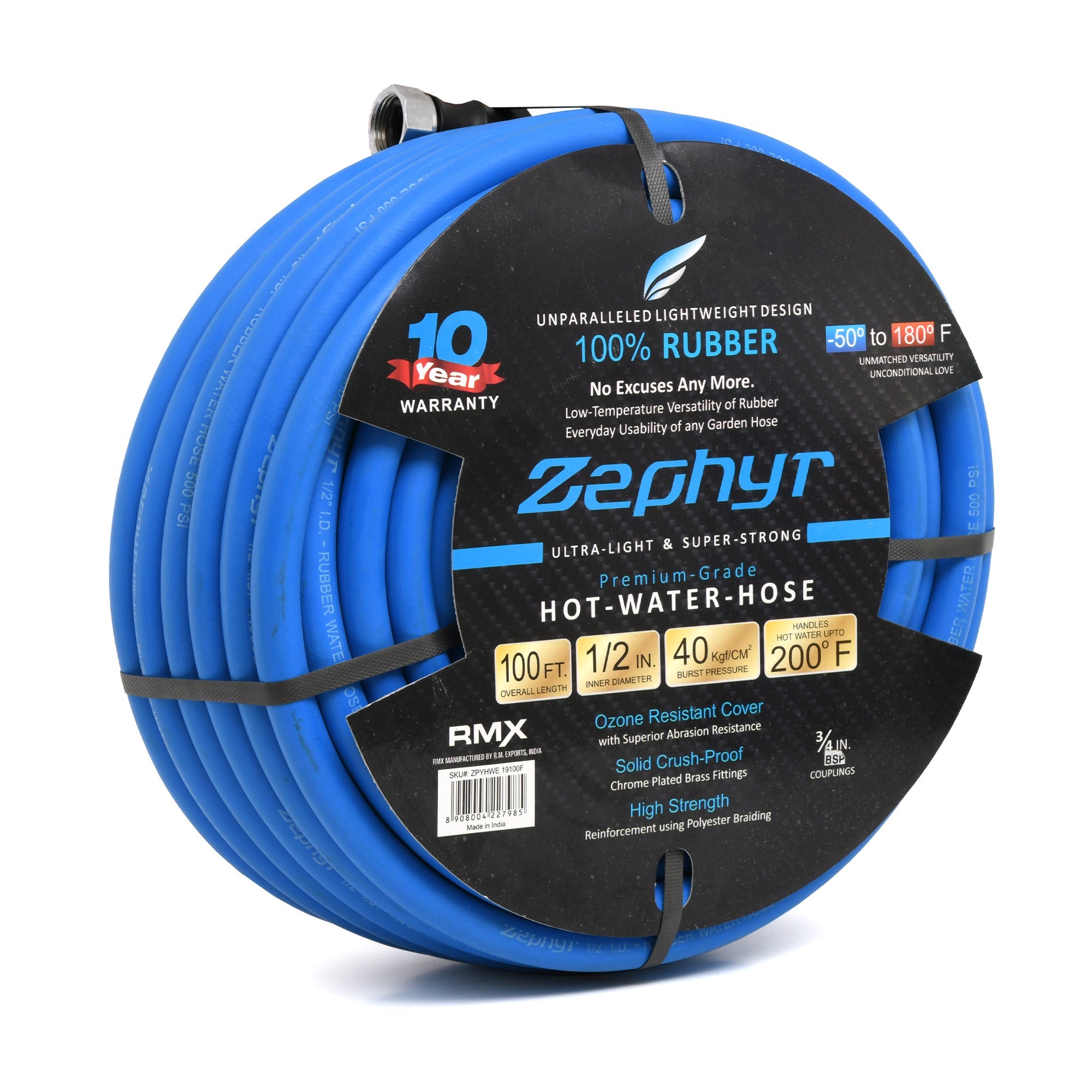 Zephyr Next-Gen Garden Hose (3/4" x 100ft) – Flexible, Durable, and Easy to Handle