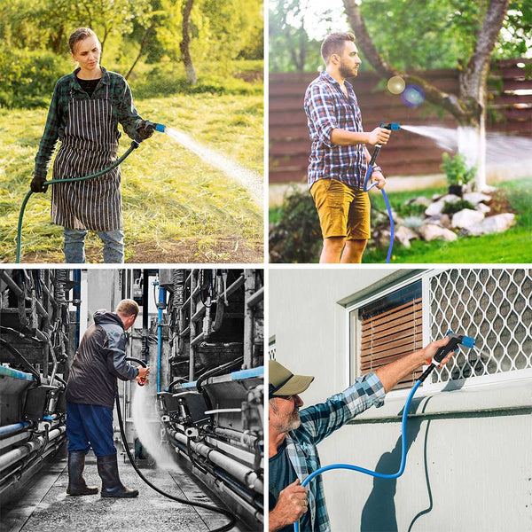 Zephyr 4-Pattern Water Spray Gun Nozzle – Ideal for Car Washing, Garden Watering & Outdoor Cleaning