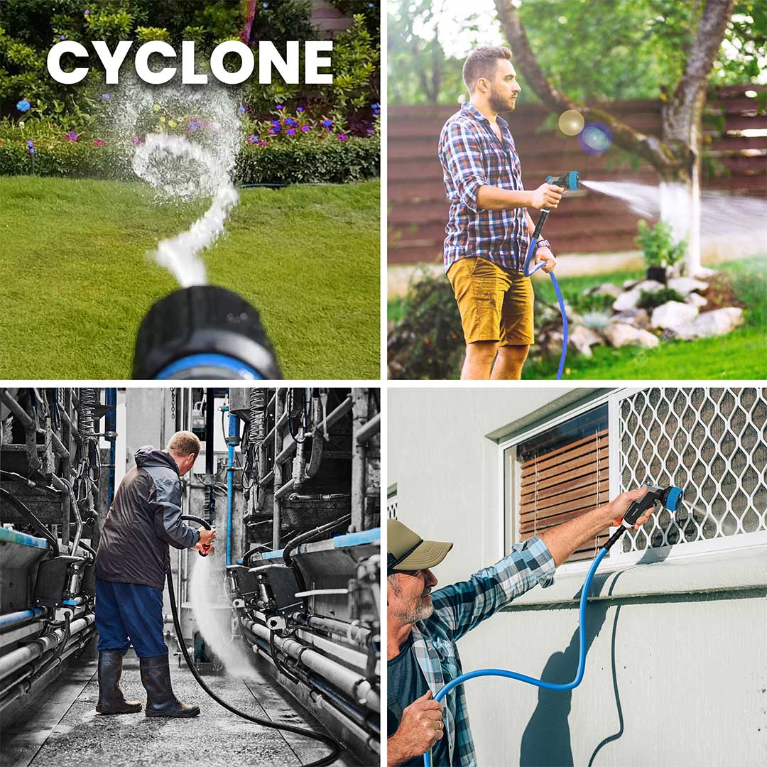 8-Pattern Water Spray Gun Nozzle – Versatile Spray Modes for  Car Washing, Garden Watering & Outdoor Cleaning