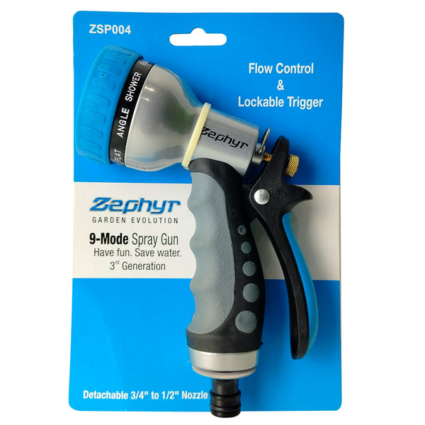 Zephyr Next-Gen 9-Mode Water Spray Gun – For Precision Watering and Outdoor Cleaning