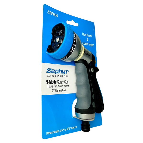 Zephyr Next-Gen 9-Mode Water Spray Gun – For Precision Watering and Outdoor Cleaning